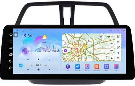 Магнитола Suzuki SX4 2 2013-2021 - FarCar монитор 12.3" 2K QLED на Android 14, TS10, CarPlay, 4G SIM-слот