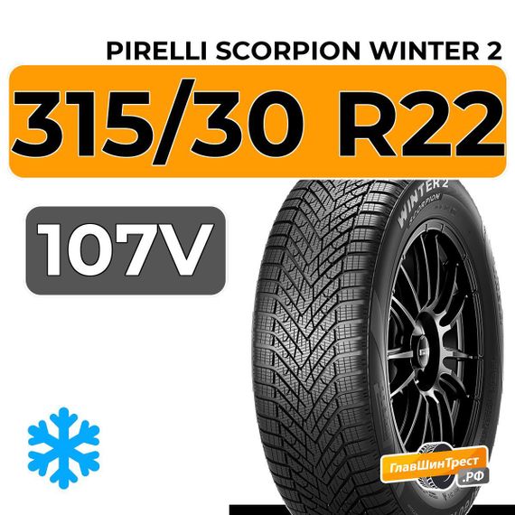 Pirelli Scorpion Winter 2 Elect 315/30 R22 107V XL