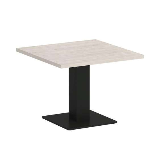 Onix Direct Стол журнальный квадратный O.SJ-2 Денвер Светлый/Металл Черный 600*600*450
