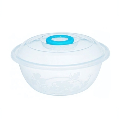 Таз "Изобилие" 4 л мерный прозрачный с крышкой цвет в ассортименте