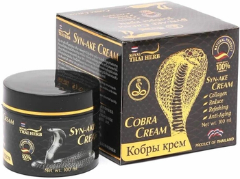 Крем для лица Royal Thai Herb Cobra cream антивозрастной с пептидом Syn-Ake и коллагеном 100 мл