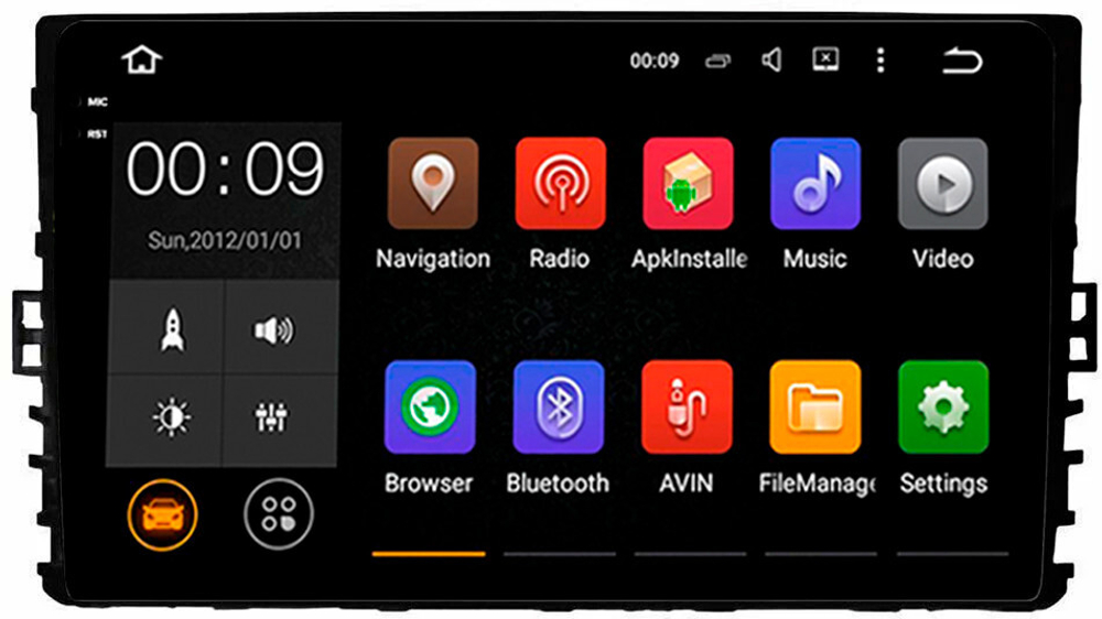 Магнитола для VW Jetta 7, Teramont, Taos, Multivan/Caravelle 2020+, Tiguan 2, Passat B8 - AIROC 2K RX-3709 Android 13, QLed+2K,  ТОП процессор, 8/128, CarPlay, SIM-слот