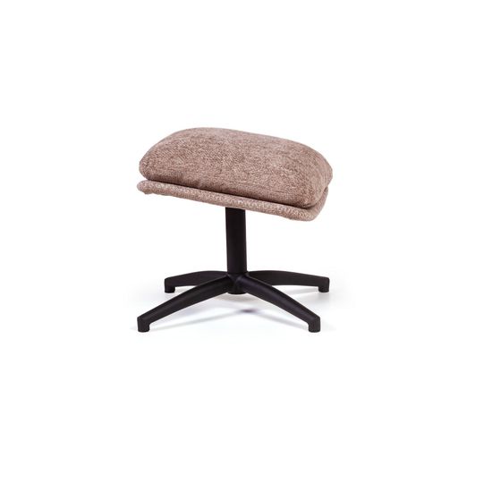 Кресло качалка с вращением и оттоманкой Sven цвет бежевый