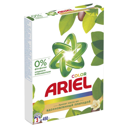 Стиральный порошок Ariel Аромат Масла Ши 450 гр