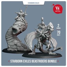 Комплект миниатюр Starborn Exiles Beastriders Bundle