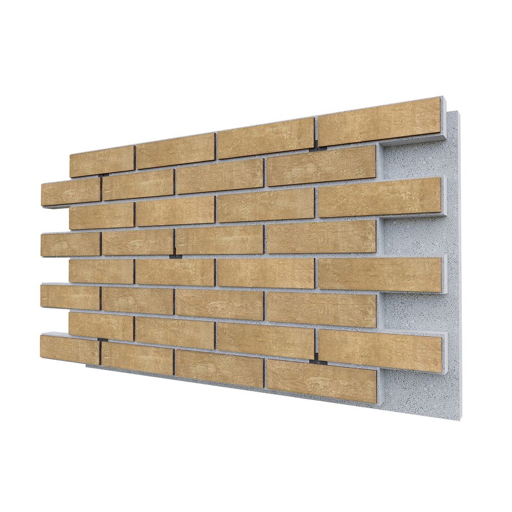 Негорючая термопанель ППС PRO Cerrad Loft Brick Salt 0,612 м², 1020x600 мм