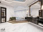 NT CERAMIC. Керамогранит Atlas Home Carrara Elite 280*120 Карвинг