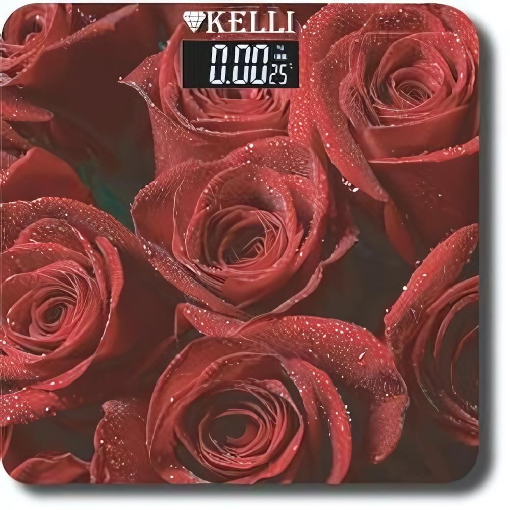 Весы напольные электронные KELLI KL-1514 до 180 кг, дисплей, автоотключение