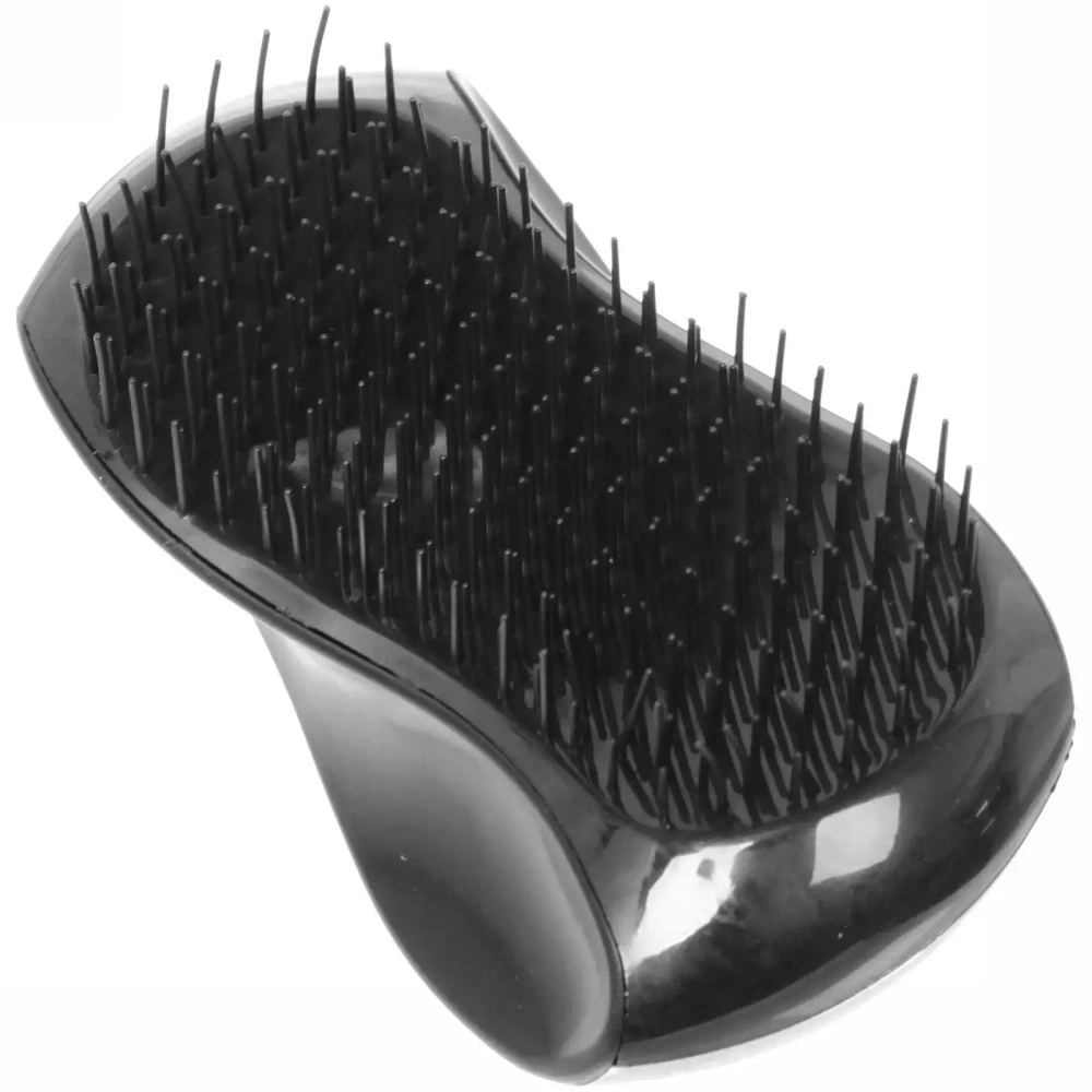 Расческа массажная «Lady Kapriz», прямоугольная, цвет серебро, 6*13см