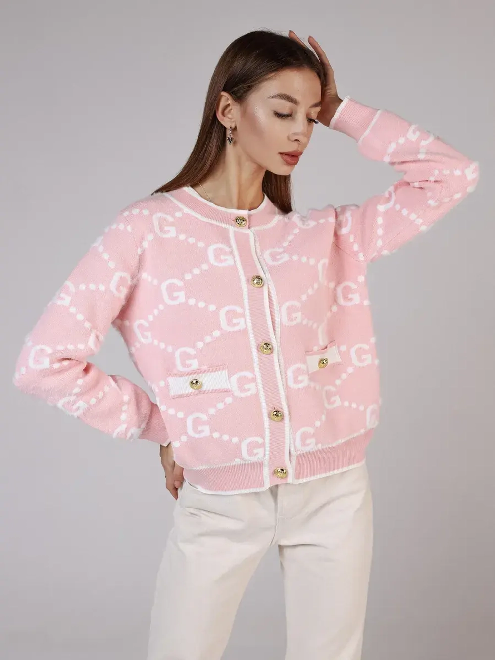 Кардиган на пуговицах