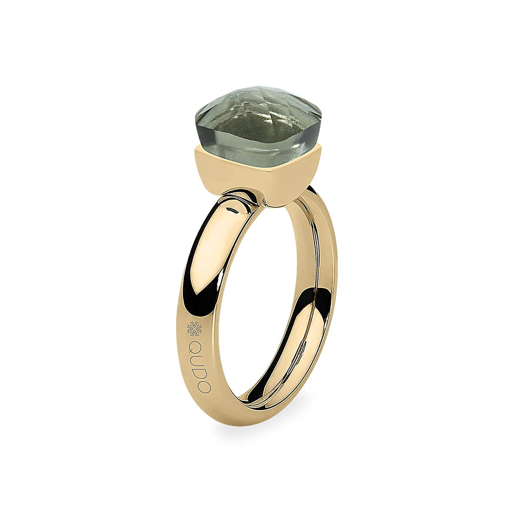 Кольцо Qudo FIRENZE 18 (G) Smoky Quartz 107001/40-5110 18 размер 18
