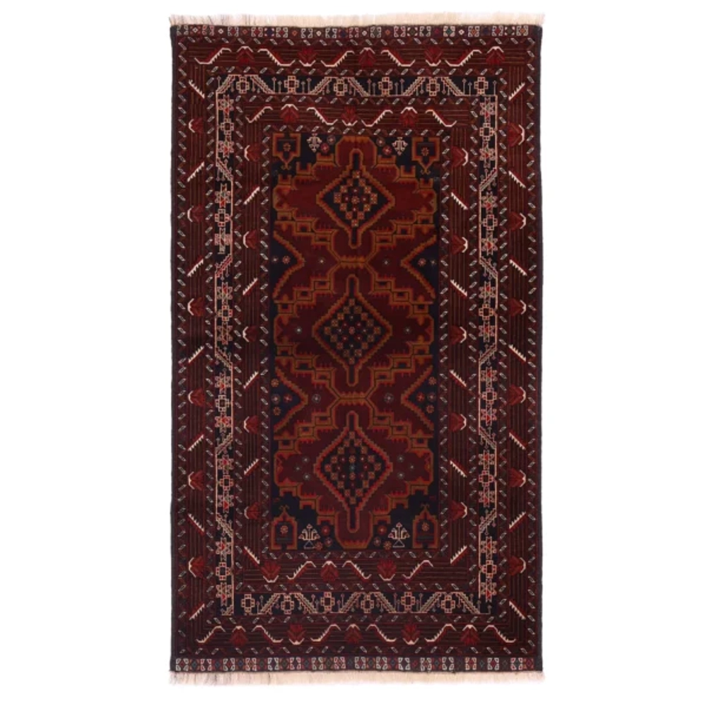 Персидский ковер ручной работы Baluch (194 × 110 см) 220210196 Иран