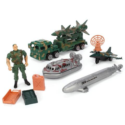 Игровой набор Военный 34*28*4см 16010
