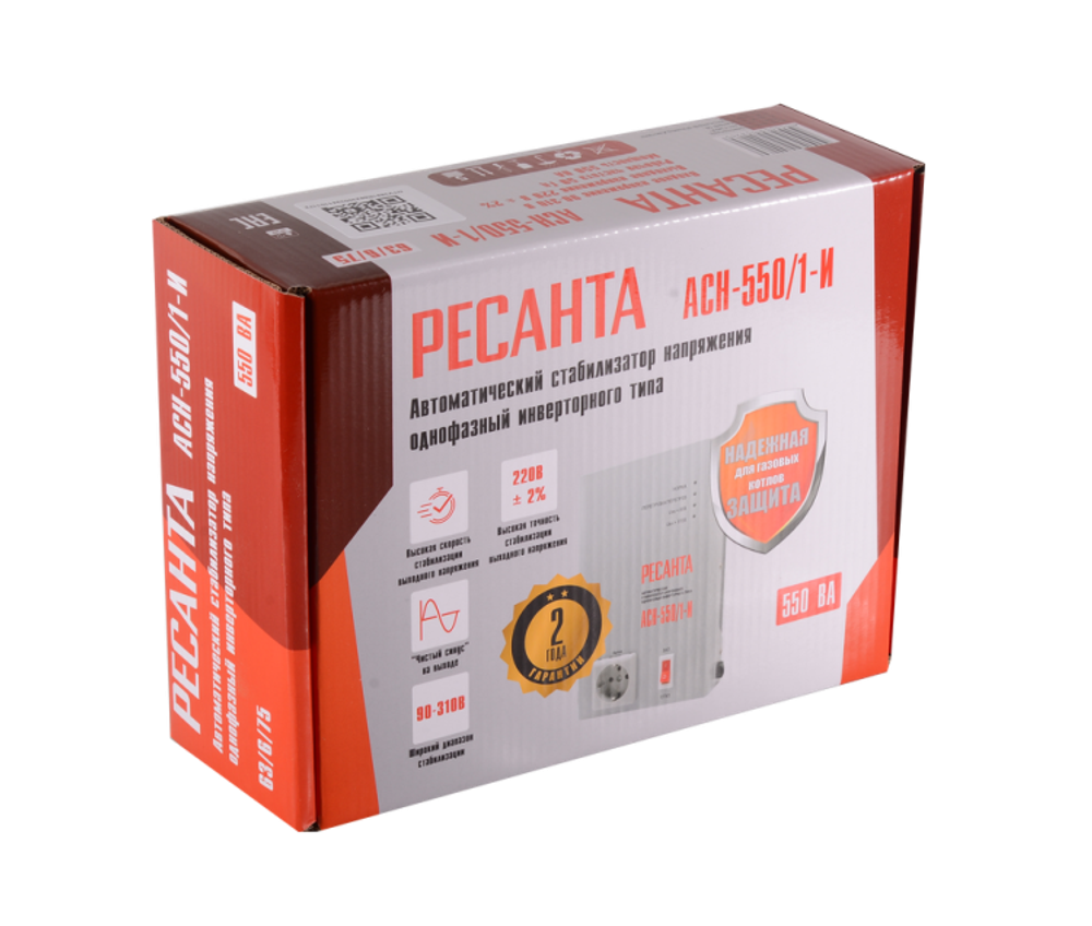 Стабилизатор напряжения АСН-550/1-И Ресанта