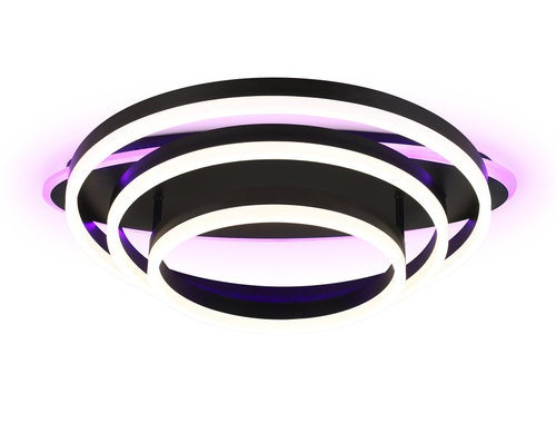 FA8524 BK черный 146W 3000K-6400K+RGB 560*500*150 (ПДУ РАДИО 2.4G)