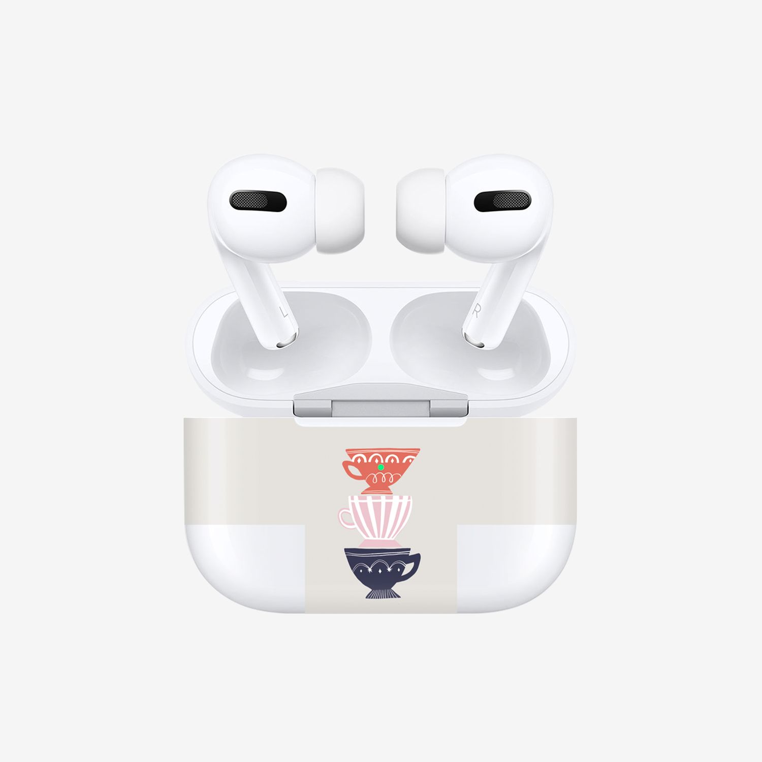 Виниловая наклейка TEA TIME для AirPods