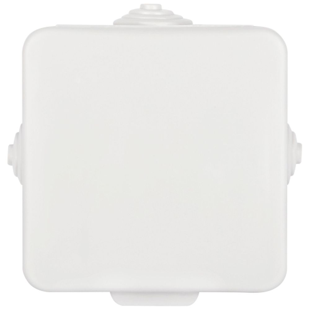 Распаячная коробка ЭРА KOR-65-65-50-4g открытой установки серая 65х65х50мм с гермовводами 4 вх. IP54