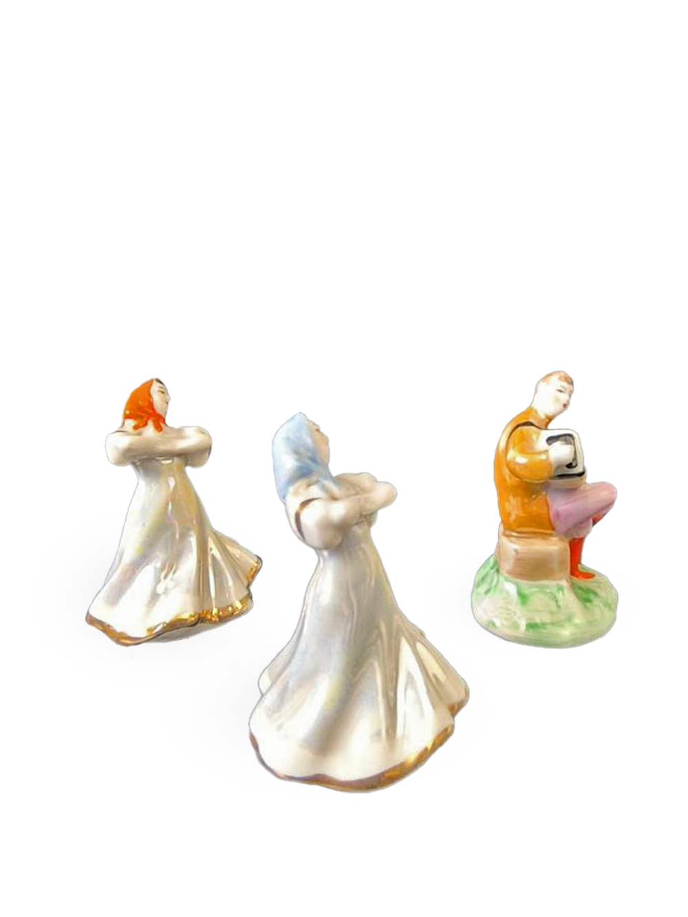 Фарфоровые статуэтки "Русский перепляс" Дулево