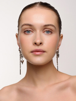 Серьги "Elongate mini stic" Silver