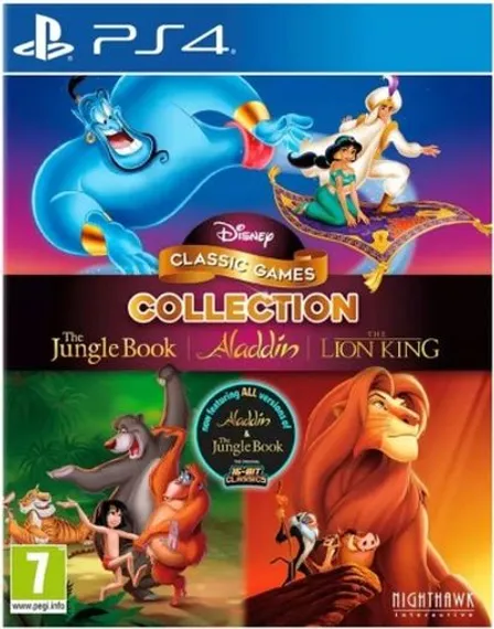 PS4 Disney Classic Games: The Jungle Book, Aladdin and The Lion King (Б/У, Английская версия, CUSA-31640)