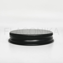 Комплект: Банка стекло 100 мл коричневая с черной алюминиевой крышкой