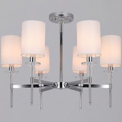 Люстра на штанге ILLUMICO  IL1382-6CPA-29 CR Romei