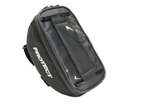 Велосумка на вынос руля с отделением для смартфона, 18,5х10х9см, черный