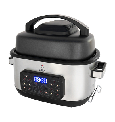 Мультиварка + аэрофритюрница  LEX LXMC 5501 (черная)