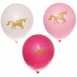 Воздушные шары 5 шт, 12»/25см «Единорожек»