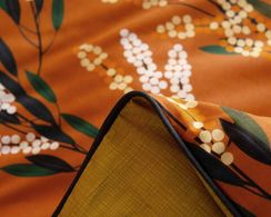 Фрида (оранж) КПБ сатин 1.6