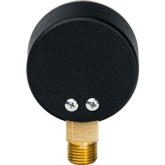 Манометр радиальный Stout 1/4", 4 бара, 50 мм с указателем предела (SIM-0008-500408)