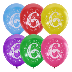 Шар с рисунком "Цифра"