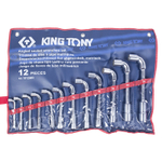 Набор торцевых Г-образных ключей, 8-24 мм, 12 предметов KING TONY 1812MR