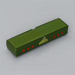 Коробка для 5 конфет «23 Февраля», 21×5×3.3 см