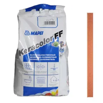 Mapei Keracolor FF № 140 затирка для швов Красный корал 5кг