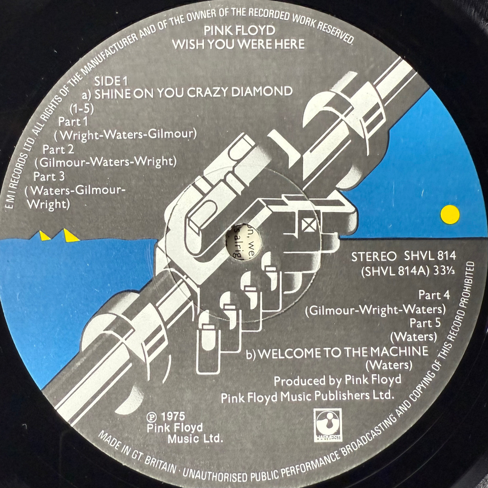 Pink Floyd - Wish You Were Here (Англия 1976г.)