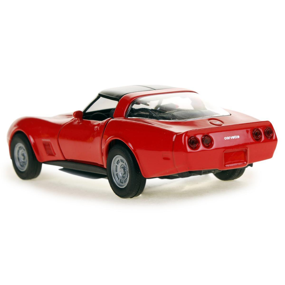 Модель ин. мет. 4.75" "1982 Chevrolet Corvette-coupe" открыв. двери 43716D (Kinsmart)