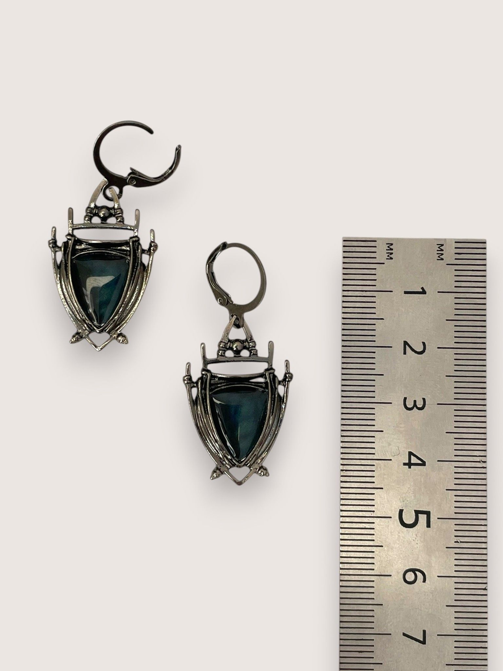 Серьги Скоробей винтажные