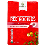 Cederberg Tea Co, органический южноафриканский травяной чай, красный ройбуш, без кофеина, 30 чайных пакетиков, 75 г (2,6 унции)