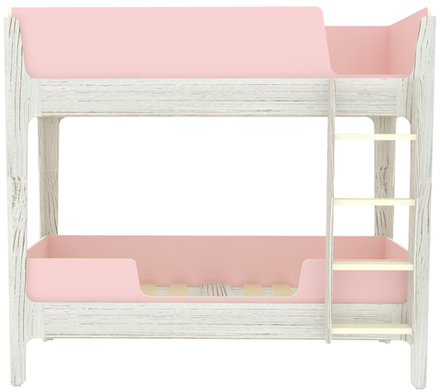 Кровать двухъярусная КарИВи Лотос Винтерберг Розовый