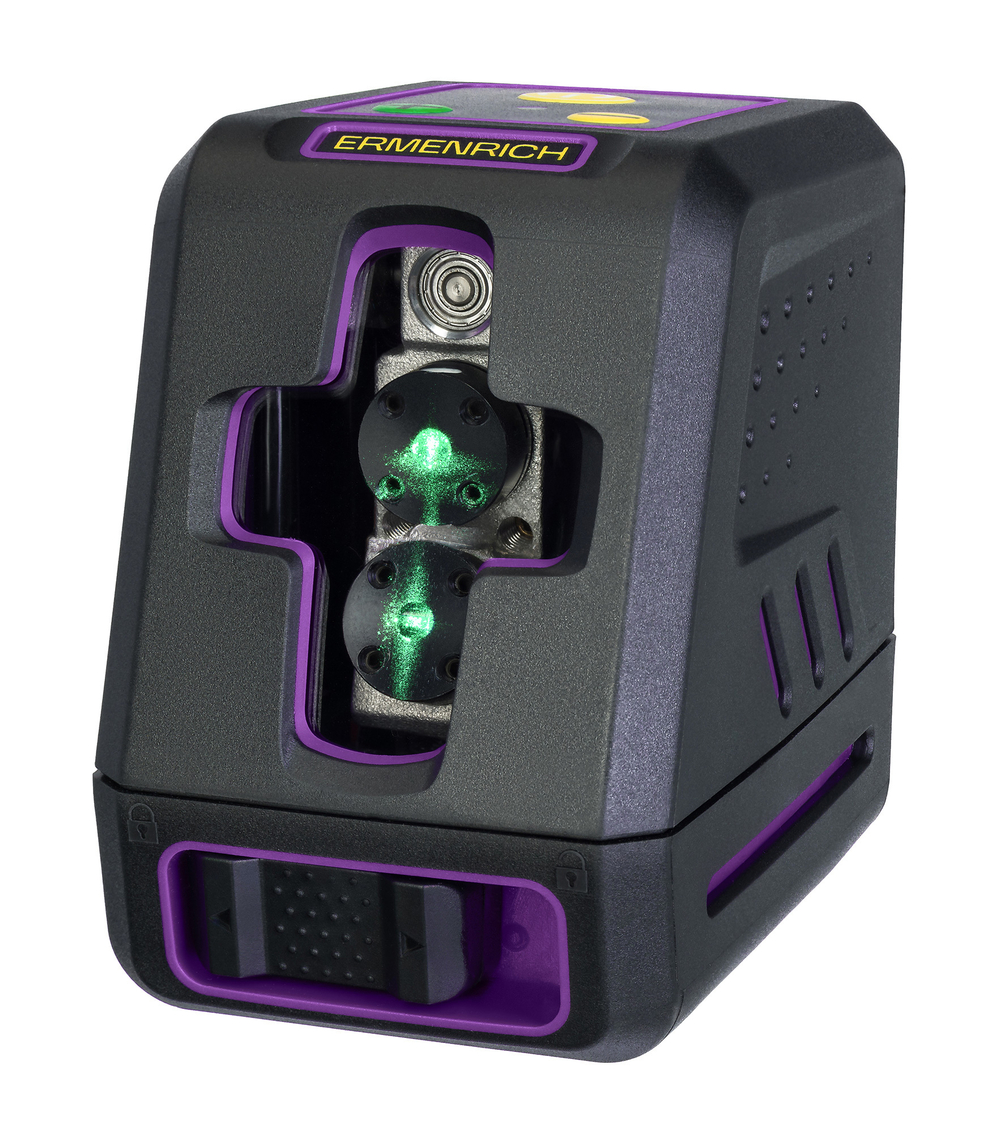 Лазерный уровень Ermenrich BASE LT40, фиолетовый