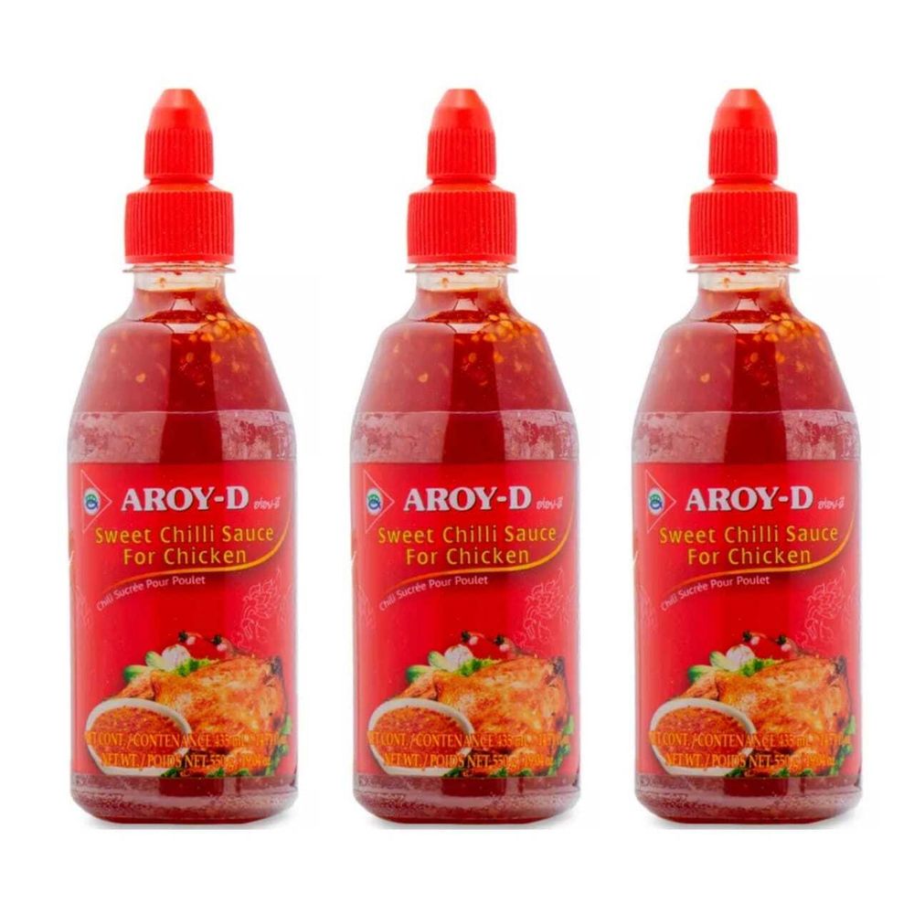 Соус Aroy-D Sweet chilli for chicken, 550 г, 3 шт