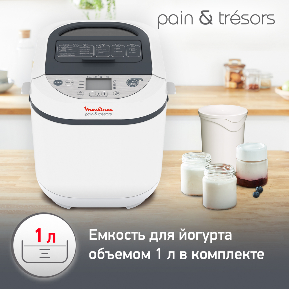 Хлебопечка Moulinex Pain&Tresors OW250132