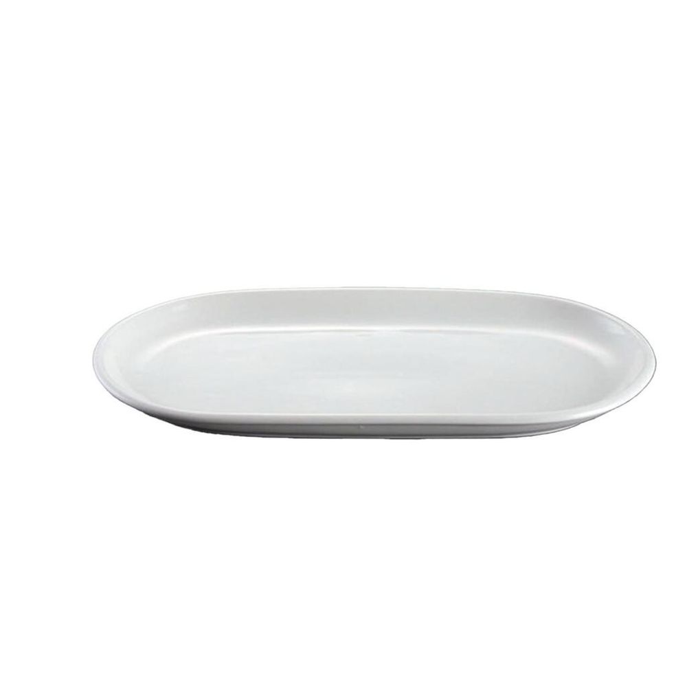 Блюдо овальное 32,7*17,8 см h2,7 см для подачи белое фарфор NEW P.L. Proff Cuisine [6]