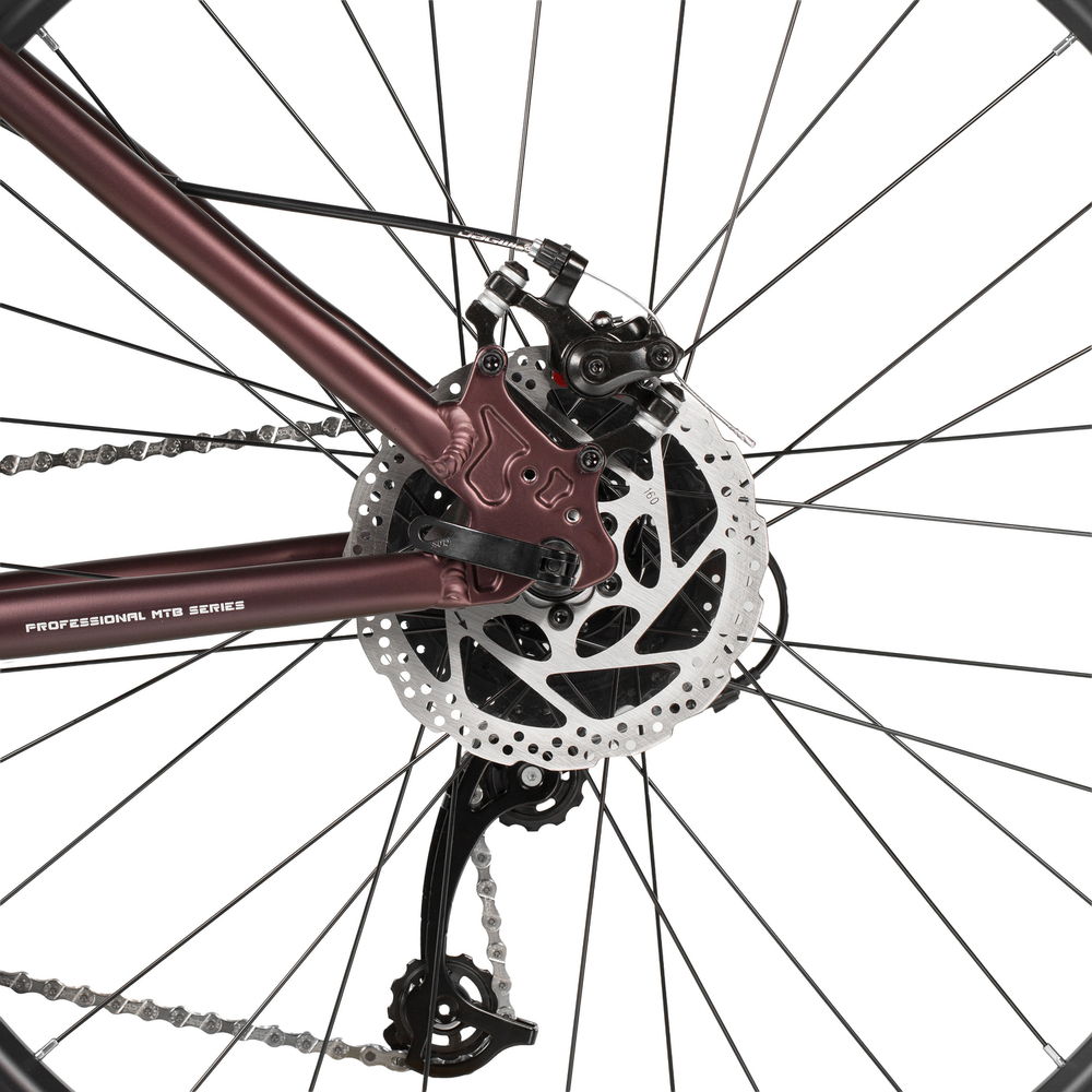 Велосипед 29" FOXX MERIDIAN р.22" алюминий, коричневый