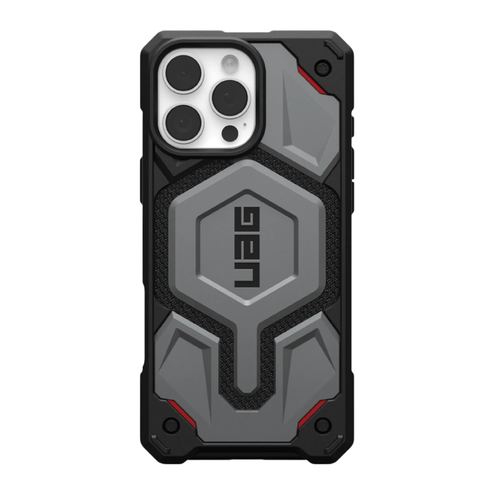 Защитный чехол MagSafe UAG Monarch Pro Kevlar для iPhone 16 Pro Max Композитный гибридный чехол с очень высоким уровнем защиты при падении и вырезом для Контроллера камеры