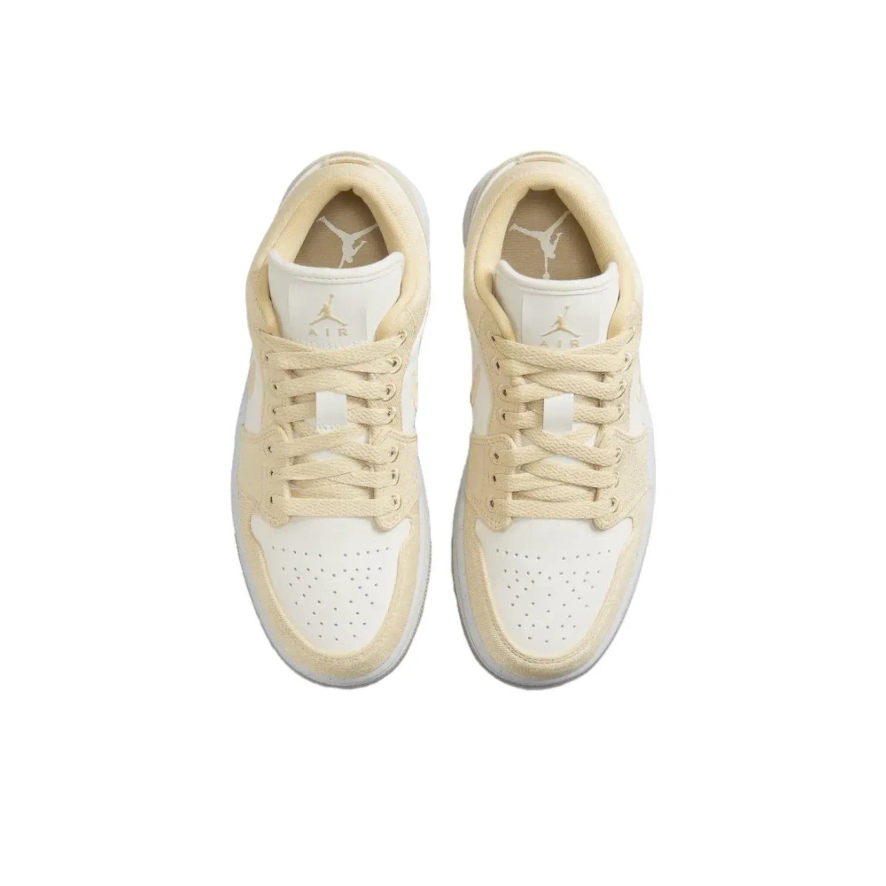 Женские кроссовки Air Jordan 1 Low SE 'Canvas - Team Gold' FN3722-701