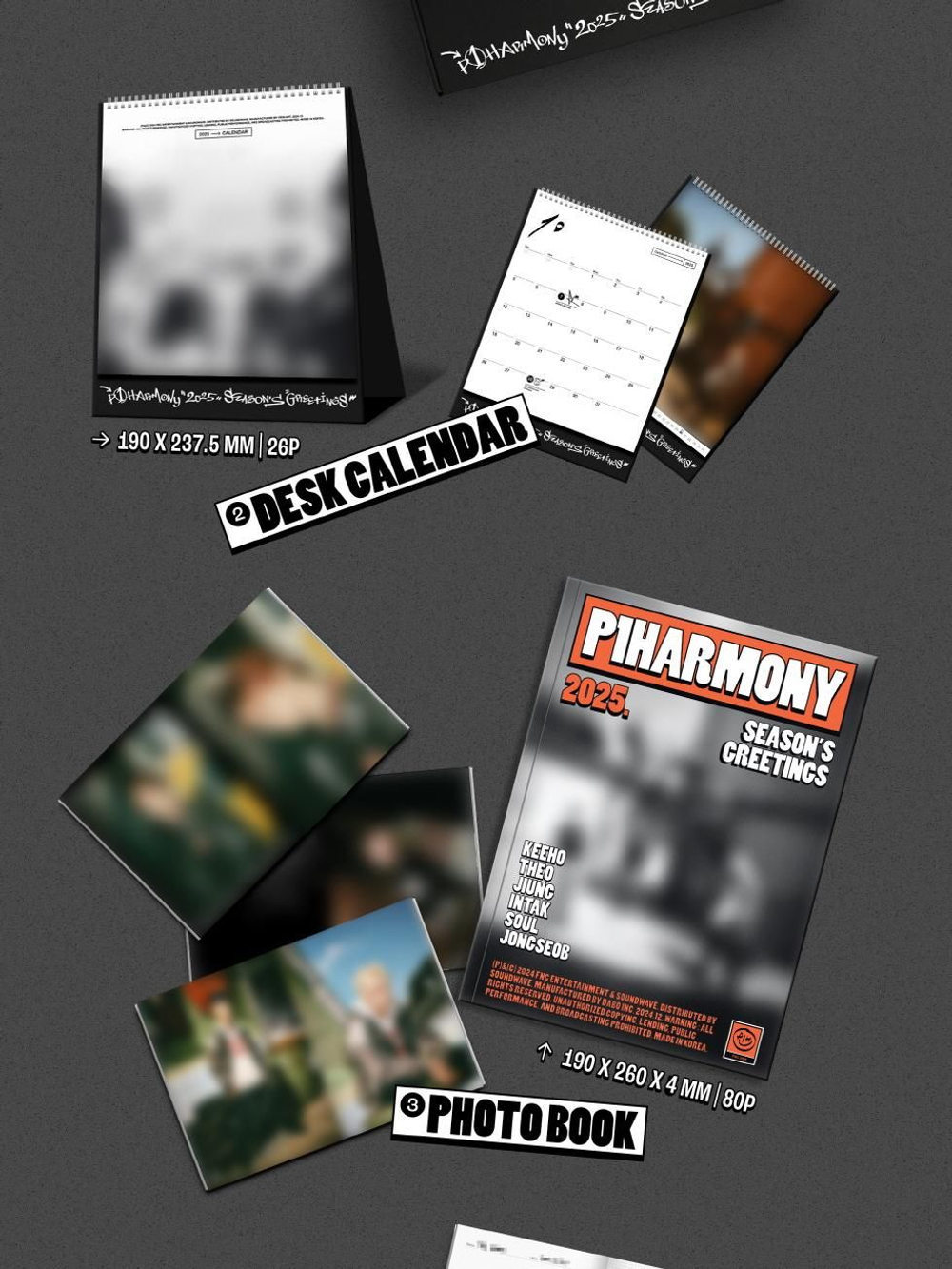 товары P1HARMONY - 2025 Season's Greetings