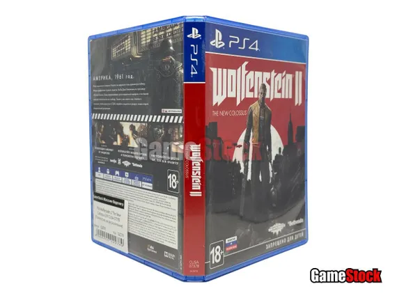 PS4 Wolfenstein 2 The New Colossus Б/У CUSA-07378 (Полностью на русском языке)