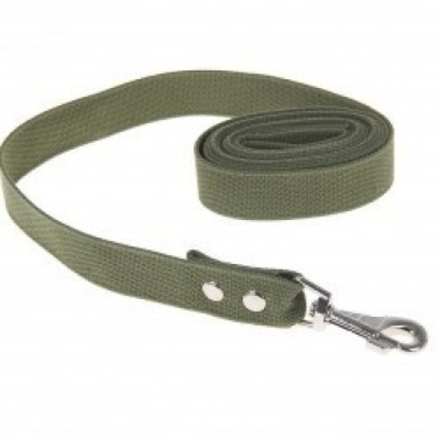Поводок для собак брезентовый ширина 25 мм длина 5м